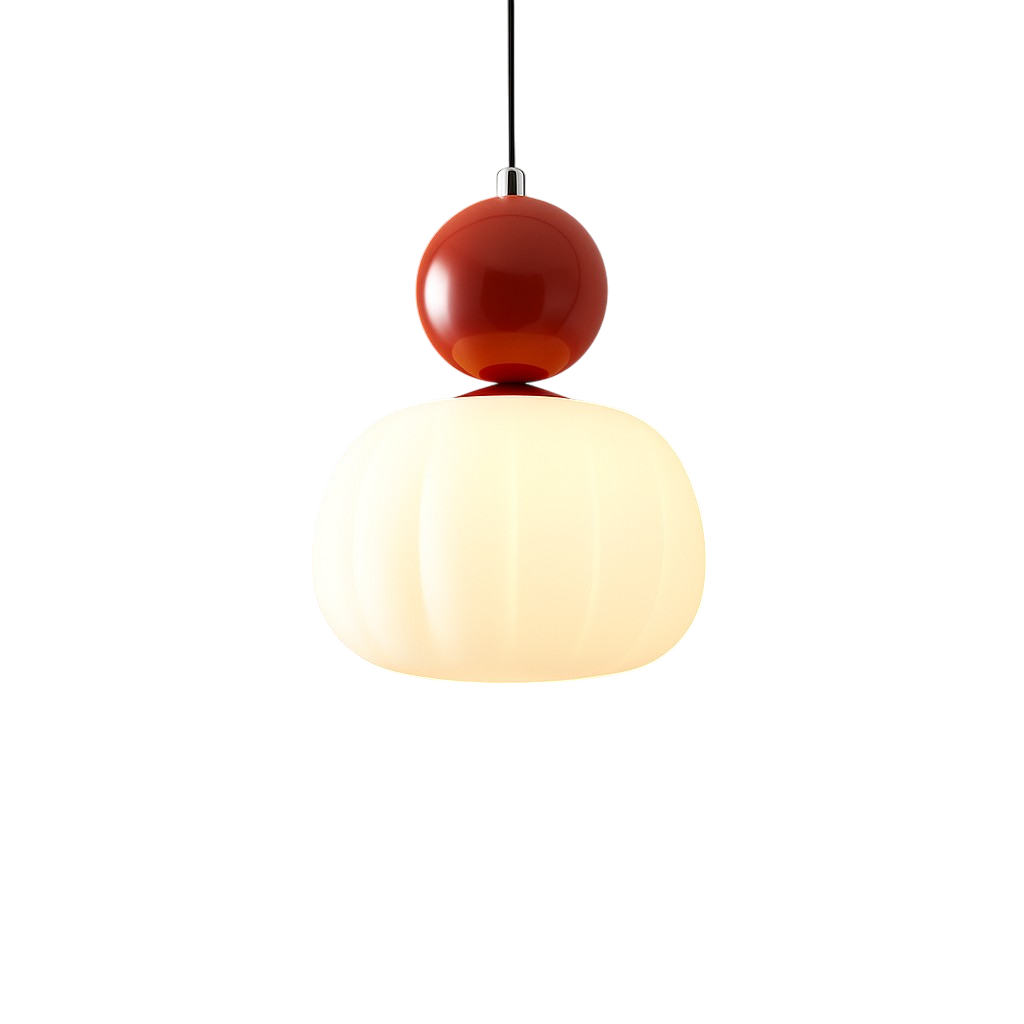 Elegant Pendant Light with Soft Glow and Artistic Detail