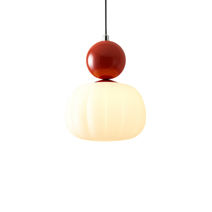 Elegant Pendant Light with Soft Glow and Artistic Detail