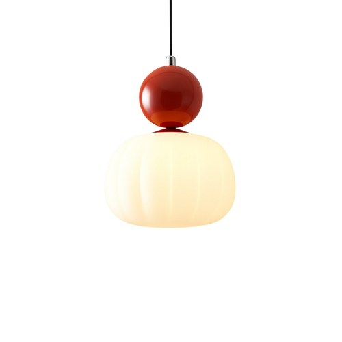 Elegant Pendant Light with Soft Glow and Artistic Detail