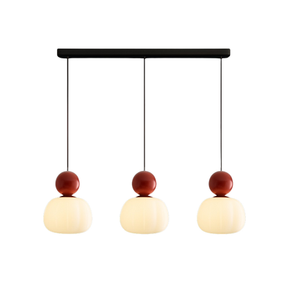 Elegant Pendant Light with Soft Glow and Artistic Detail