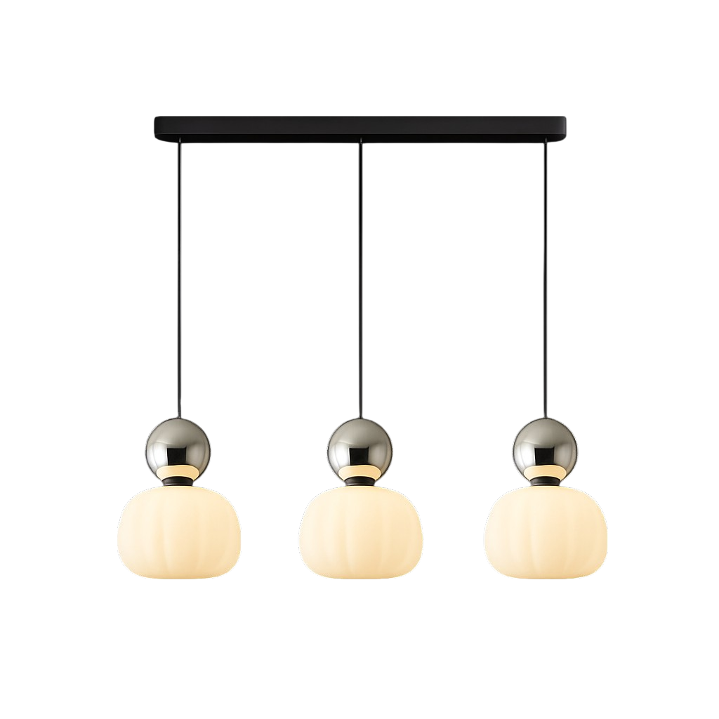 Elegant Pendant Light with Soft Glow and Artistic Detail