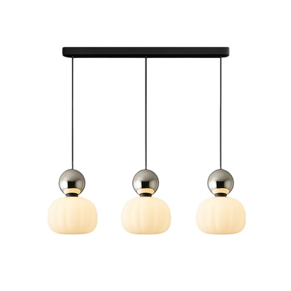 Elegant Pendant Light with Soft Glow and Artistic Detail