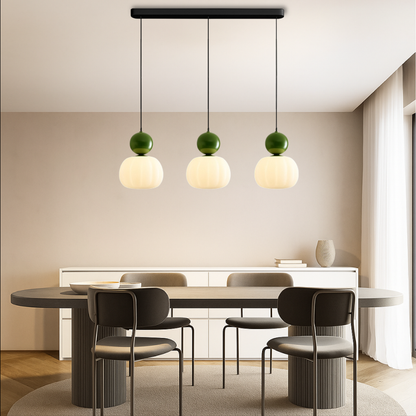 Elegant Pendant Light with Soft Glow and Artistic Detail