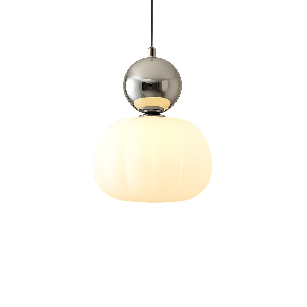 Elegant Pendant Light with Soft Glow and Artistic Detail