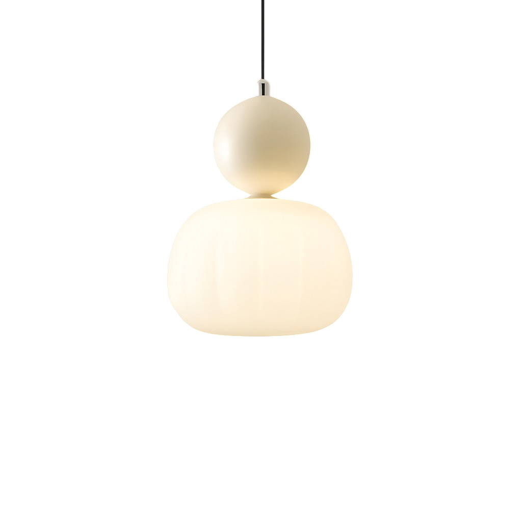 Elegant Pendant Light with Soft Glow and Artistic Detail