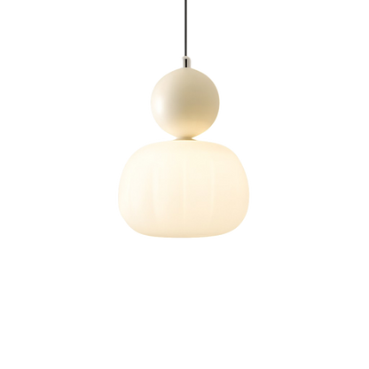 Elegant Pendant Light with Soft Glow and Artistic Detail
