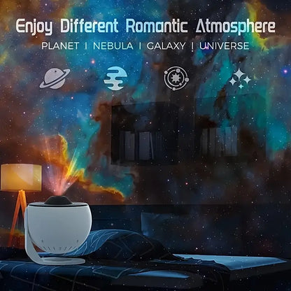 360° Galaxy Projector - Celestial Dreams Room Light Display