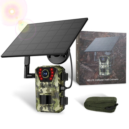 Solar-Powered Wildlife Surveillance Camera with 4K Vision