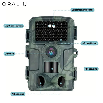 4K Cellular Wildlife Camera with Night Vision for Remote Surveillance