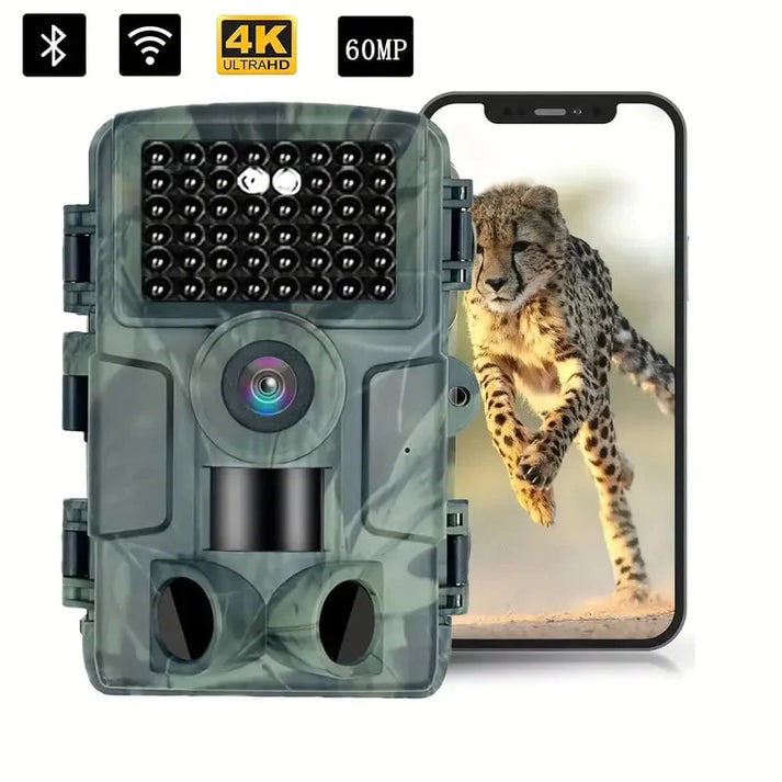 4K Cellular Wildlife Camera with Night Vision for Remote Surveillance