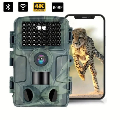 4K Cellular Wildlife Camera with Night Vision for Remote Surveillance