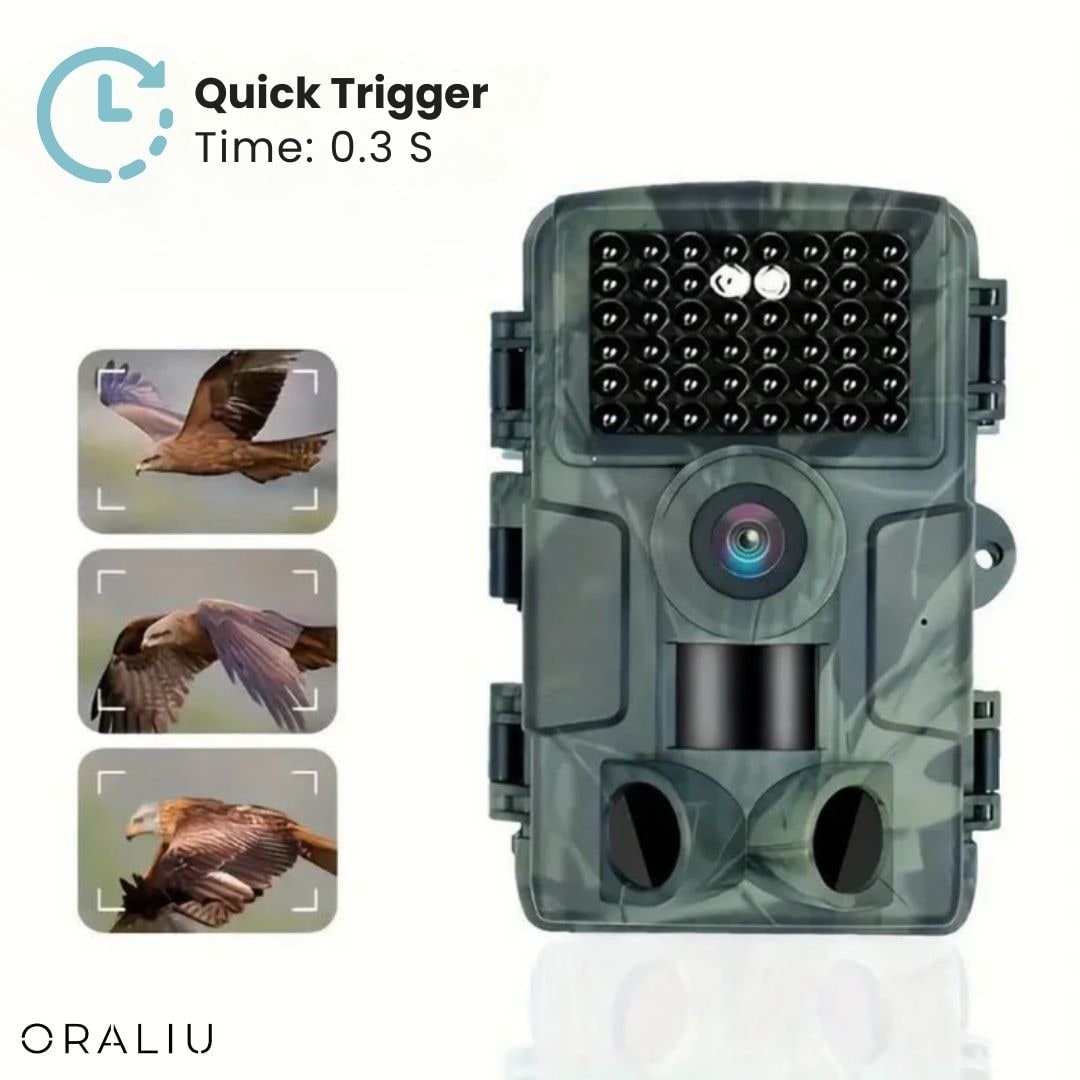 4K Cellular Wildlife Camera with Night Vision for Remote Surveillance