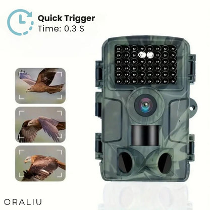 4K Cellular Wildlife Camera with Night Vision for Remote Surveillance