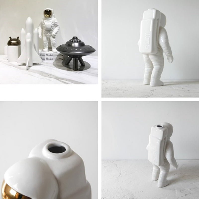 Trendy Space-Themed Astronaut Planter for Home Decoration