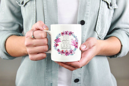 Charming Floral Coffee Cup Gift Set - Elegant and Eco-Friendly
