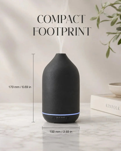Ceramic Essential Oil Mist Maker | 200ml with 7-Color Light