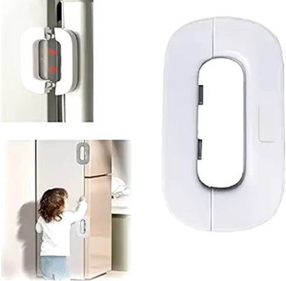 Child Safety Lock for Refrigerators and Cabinets | Dual Button Mechanism