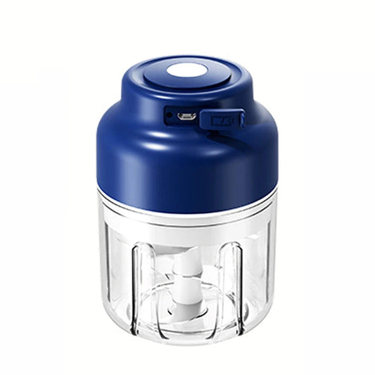 Electric Mini Chopper - USB Powered Food Processor with 6-Blade System, 320 ml
