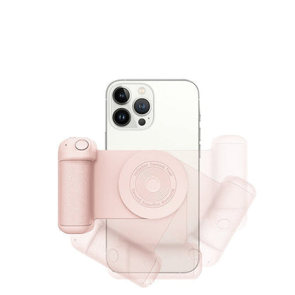 Magnetic Phone Holder with Wireless Charging – Anti-Vibration Hand Grip