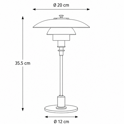 Minimalist Nordic Bedside Lamp – Scandinavian Style Table Light