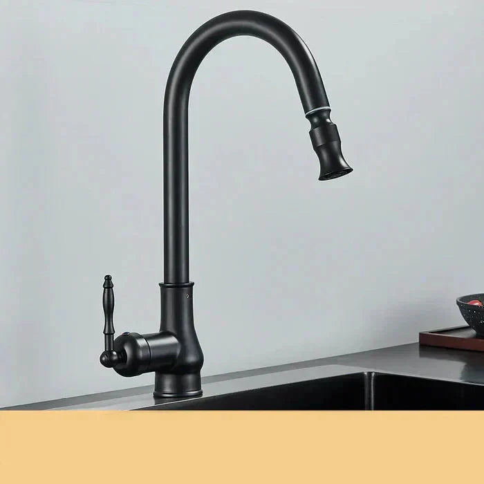 Classic Brass Kitchen Tap | Flexible Swivel Spout | Easy Control