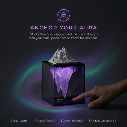 Visual Meditation Lamp for Calming Nighttime Environments