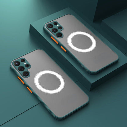 Magnetic Phone Case for Samsung - Shockproof Protection in Various Colors