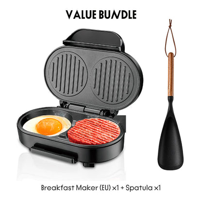 Double Breakfast Maker - Quickly Prepare Two Delicious Meals Every Morning