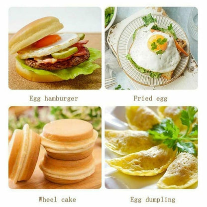 4-Cup Non-Stick Omelette Maker | Easy Cook Pan for Gas & Induction