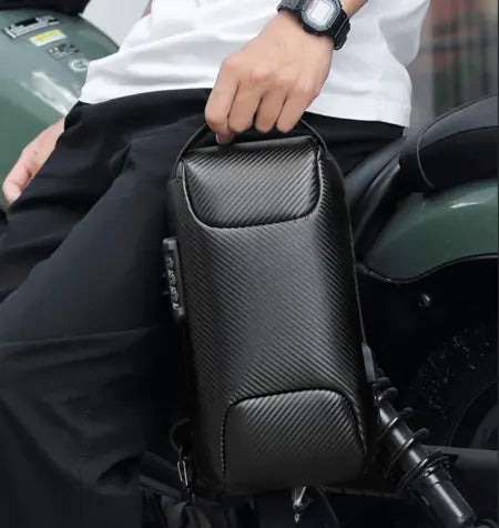 Secure and Stylish Crossbody Bag with Charging Feature