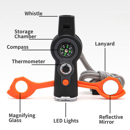 Buy One Get One Free | 7-in-1 Survival Tool for Outdoor Safety
