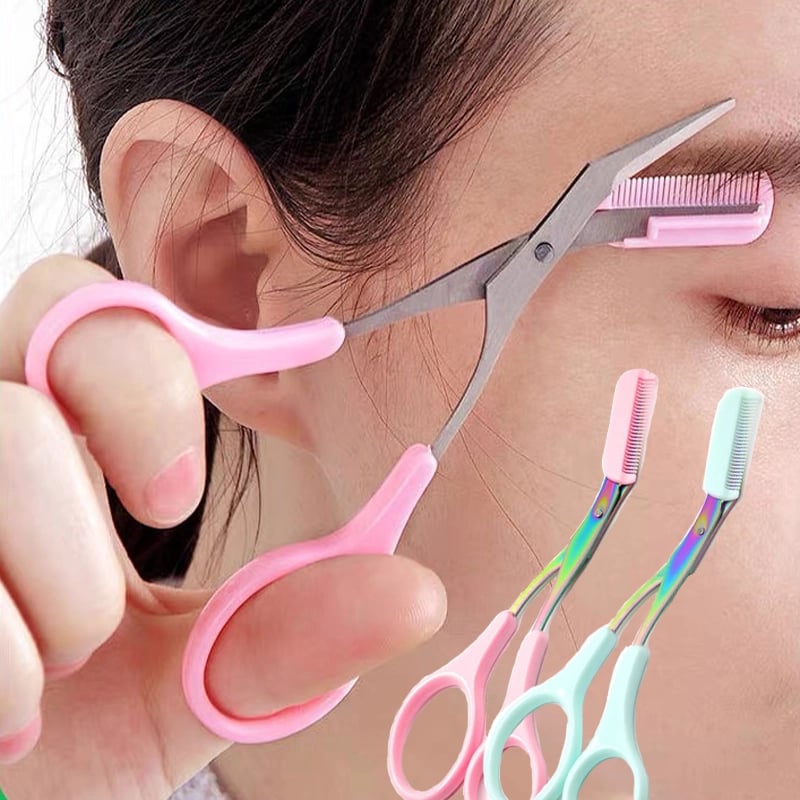 Precision Brow Trimmer with Comb Attachment for Flawless Brows