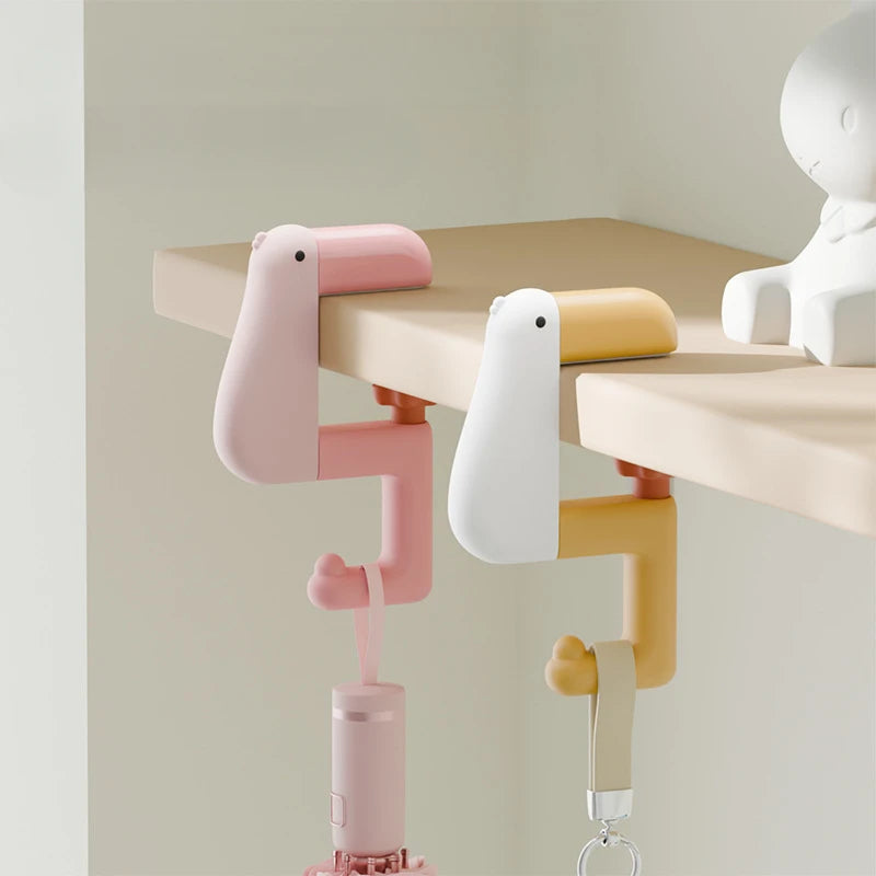 Portable Handbag Holder - Folding Table Hook with Adjustable Clamp up to 3cm