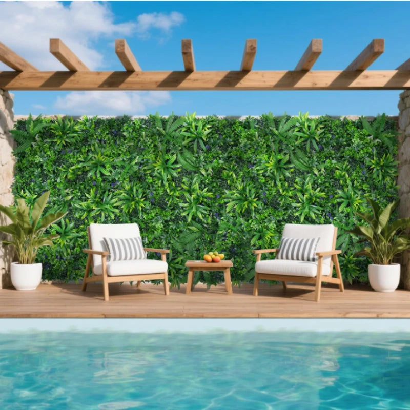 Artificial Hedge Wall Panels for Garden | Realistic Boxwood Look | UV Resistant & Weatherproof