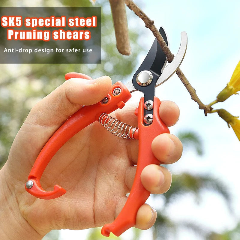 Garden Shears for Branches & Bonsai | Precise Pruner | Non-Slip Grip for Orchard & Garden Care