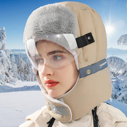Full Face Balaclava Ski Cap with Glasses Mask - Thermal Insulation