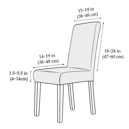 Stretchable Chair Covers | Easy Care | Protection & Style for Any Occasion | Washable
