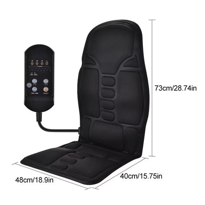Electric Massage Chair Cushion with Heat Therapy - Perfect for Home & Vehicle