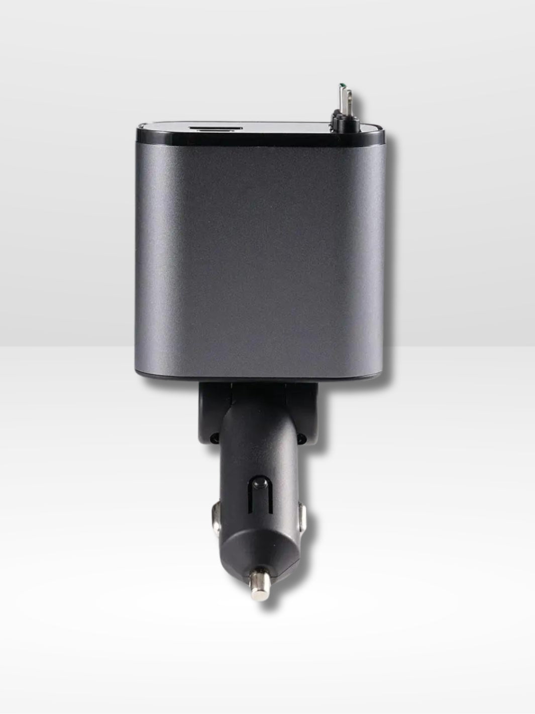 Retractable Car Charger with 4 Ports for Fast Charging