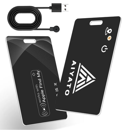 Smart Tag GPS Tracker with Wireless Charging - Slim Wallet Size
