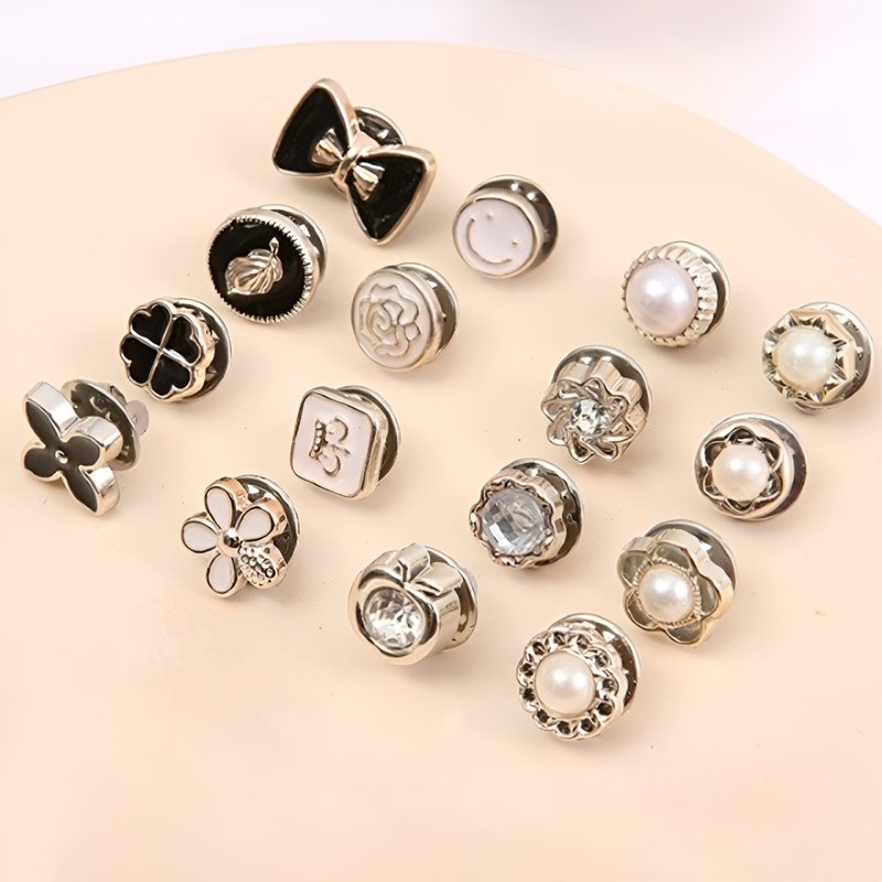 5+5 FREE | Charm Pins - Effortlessly Enhance Your Outfits!
