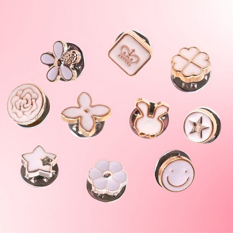 5+5 FREE | Charm Pins - Effortlessly Enhance Your Outfits!