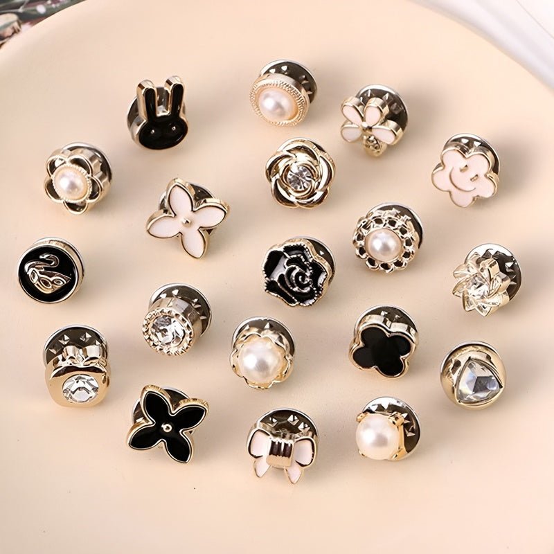 5+5 FREE | Charm Pins - Effortlessly Enhance Your Outfits!
