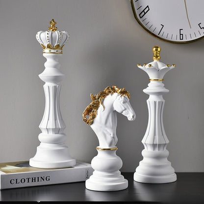 Handcrafted Chess Piece - GrandCheck Design for Home Decor
