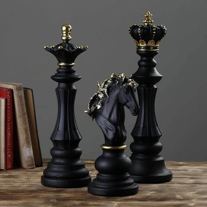 Handcrafted Chess Piece - GrandCheck Design for Home Decor