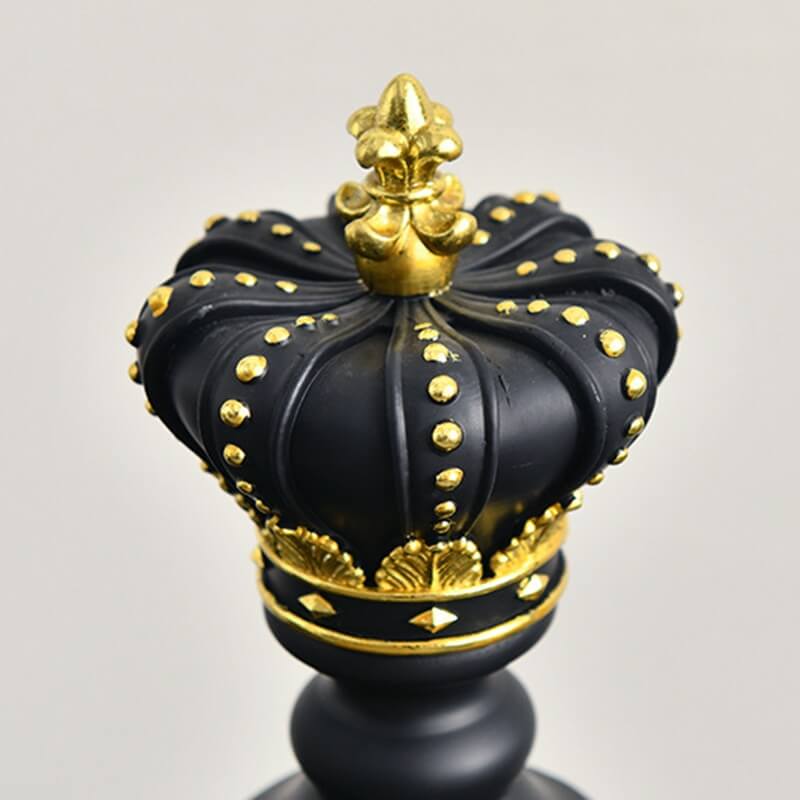 Handcrafted Chess Piece - GrandCheck Design for Home Decor