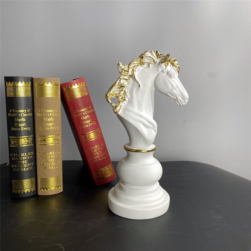 Handcrafted Chess Piece - GrandCheck Design for Home Decor