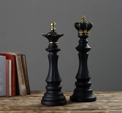 Handcrafted Chess Piece - GrandCheck Design for Home Decor