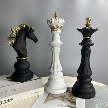 Handcrafted Chess Piece - GrandCheck Design for Home Decor