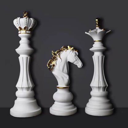 Handcrafted Chess Piece - GrandCheck Design for Home Decor